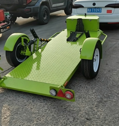 Model 100 Yarım Drop Hidravlik Lift Motosiklet Qoşqu
